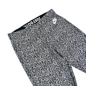 Nike Dri-Fit Black & White Splatter Geometric Print High Rise Leggings Small